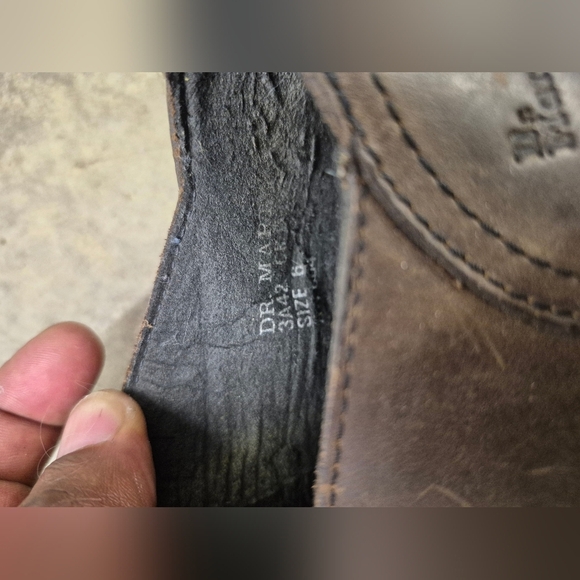 Dr. Martens Brown Leather Mary Jane Shoes - Picture 3 of 6